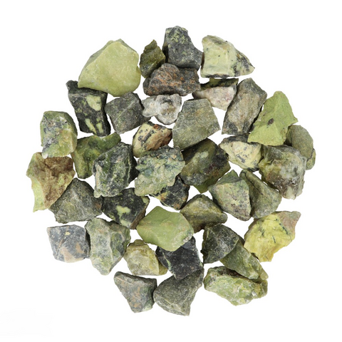Serpentiini 'Brasilian Rough' raakapala 30-50mm (3kpl) 2-laatu