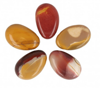 Riipus Mookiitti / Mookaite 'Drilled Yellow' 20*30mm