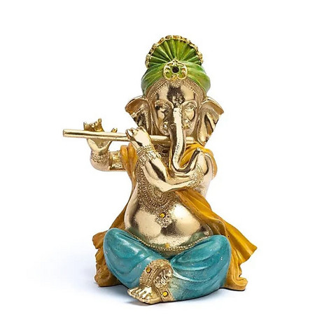 Patsas 'Ganesh with Flute' 28cm