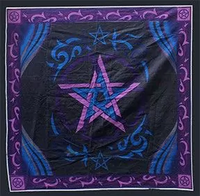 Seinävaate 'Celtic Pentacle' 91*91cm