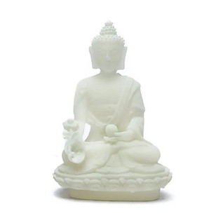 Patsas 'Mini Medicine Buddha' valkoinen 85mm