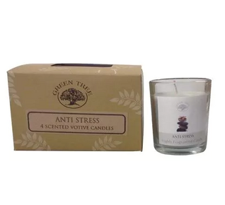 Votiivikynttilä Anti Stress (Green Tree) 55g