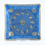 Suitsukealusta 'Zodiac Calendar' sininen lasi 11*11cm