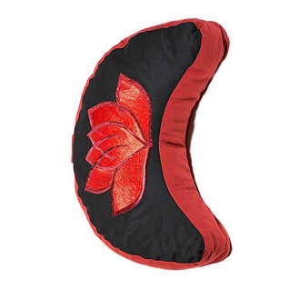 Meditaatiotyyny Punamusta Lotus 'Puolikuu'