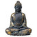 Patsas 'Meditation Mudra Buddha' antiikkisini 19*12*24cm