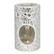 Tuoksulyhty 'Silver Crackle' 14,5*8cm
