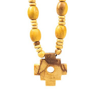 Kaulakoru Palo Santo / Pyhä Puu 'Shaman Inca Cross'