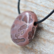 Riipus Kukkajaspis 'Flower Wood Jasper Drilled' 25*20mm