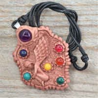 Kaulakoru '7 Chakra Nordic Elves Fairy' 60*47mm