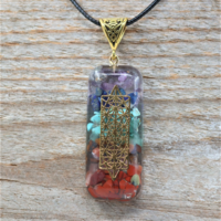 Kaulakoru 'Orgoniitti 7 Chakra' 50*20mm