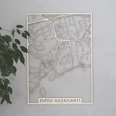 Kotikaupunkikartta Espoo Haukilahti