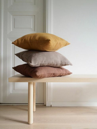 Pellavatyynynpäällinen 45x45 cm, Beige