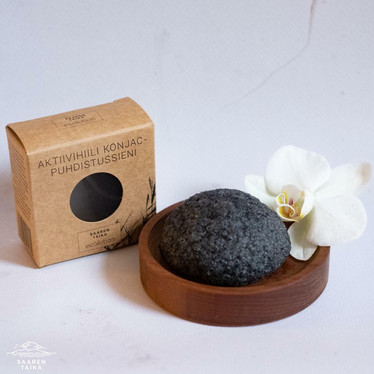 Aktiivihiili konjac-puhdistussieni
