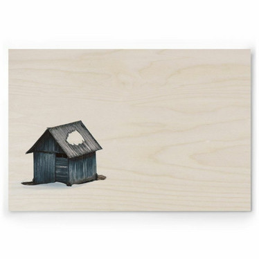 Plywood Print - Solitude 30x40