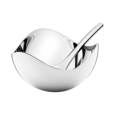 Georg Jensen - Bloom suolakulho & lusikka