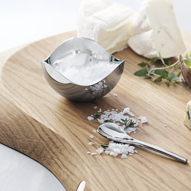 Georg Jensen - Bloom suolakulho & lusikka