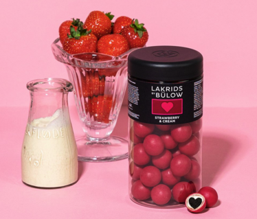 Strawberry & Cream 295g - Suklaalla kuorrutettu lakritsi