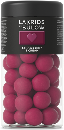 Strawberry & Cream 295g - Suklaalla kuorrutettu lakritsi