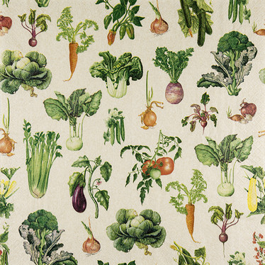 Servetti Vegetable Lovers 33x33cm
