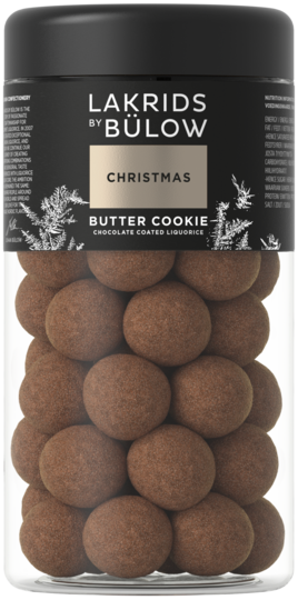 Christmas Butter Cookie 295g - Suklaalla kuorrutettu lakritsi