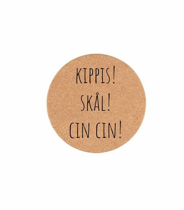 Lasinalunen Kippis - 4 kpl