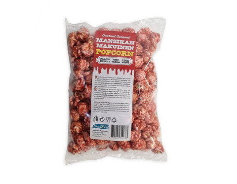 Gourmet Caramel mansikanmakuinen popcorn