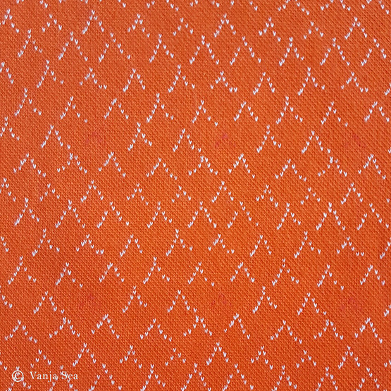 Aallot Organic Knitted Fabric, orange