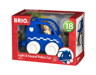 Brio Poliisiauto ääni- ja valotehosteilla