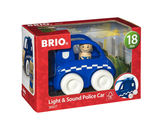 Brio Poliisiauto ääni- ja valotehosteilla