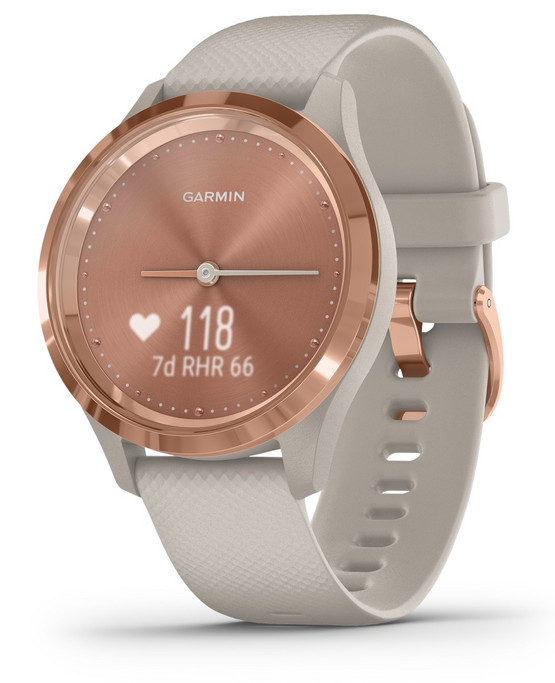 GARMIN VIVOMOVE 3S, SPORT, 39MM, ROSE-TUNDRA