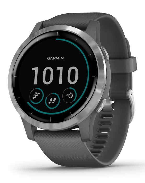 GARMIN VIVOACTIVE 4, SHADOW GRAY/STAINLESS