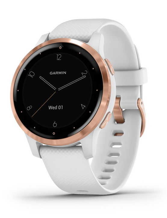 GARMIN VIVOACTIVE 4S, WHITE/ROSE GOLD