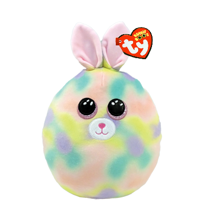 TY Squishy Beanies FURRY - pastel rabbit squish 25cm