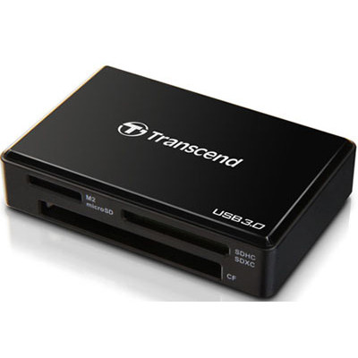 Transcend 3.0 USB Card Reader RDF8K musta