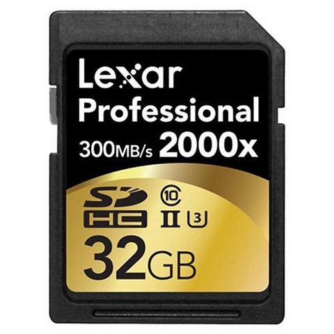Lexar 32GB 2000x Prof. SDHC RDR UII