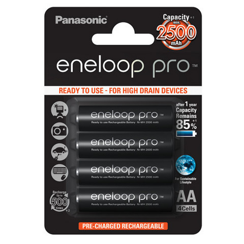 Panasonic AA eneloop pro 2500mAh