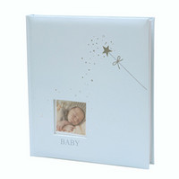 Baby's stars -tähti albumi, 29x32cm-60s, sininen