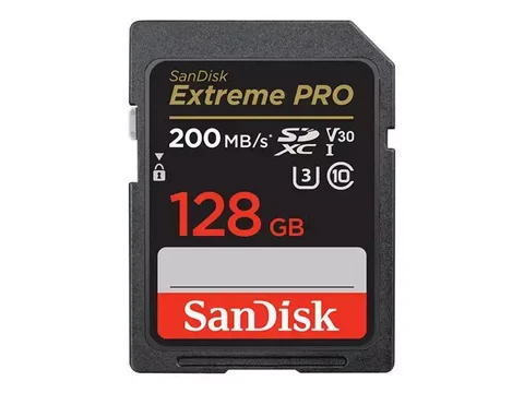 SanDisk Extreme Pro 128GB SDXC class10 UHS-I U3 V30 ( R200MB/s W90MB/s )