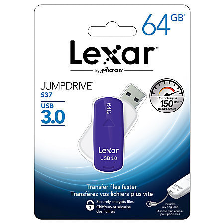 Lexar 64GB Jumpdrive S37 3.0