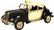 Vanhanajan poliisiauto 1728 beige/musta