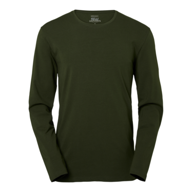 LEO, pitkähihainen T-paita: väri tummanvihreä