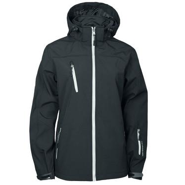ACTIVEx SOFTSHELL TAKKI, Väri: Musta