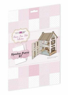 Kuviopaperilajitelma Miniatyyri Vaaleanpunainen - A4 (10 kpl/pkt)