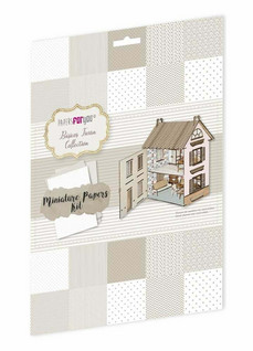 Kuviopaperilajitelma Miniatyyri Vaaleanruskea - A4 (10 kpl/pkt)