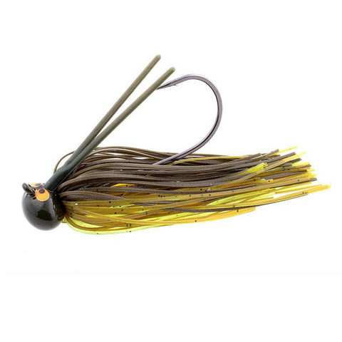 CrossEyeZ Football Jigs -Green Pumpkintreuse 14g #5/0 1kpl