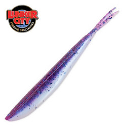 Lunker City Fin-S Fish - 4 - Purple Ice