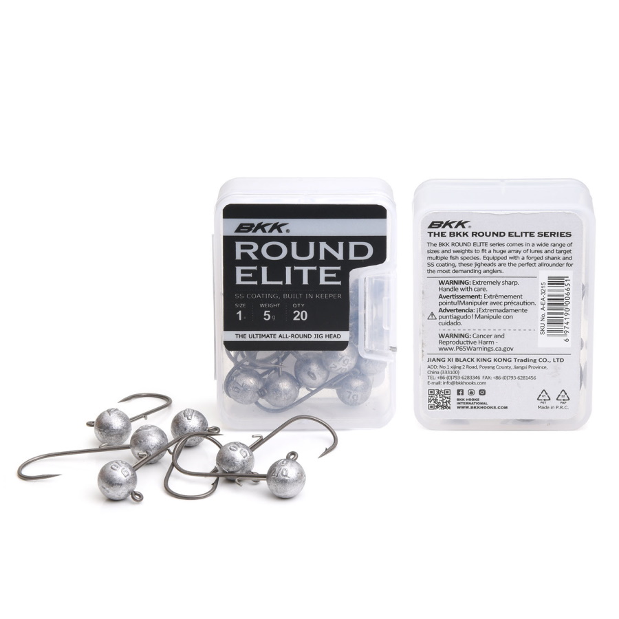BKK Round Elite Jigipää 20kpl Bulk