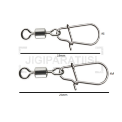 Daiwa Tournament D-Snap Swivel 7kpl