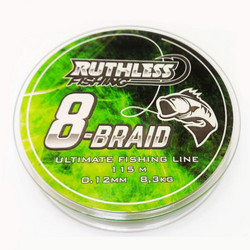 Ruthless 8-Braid kuitusiima 115m